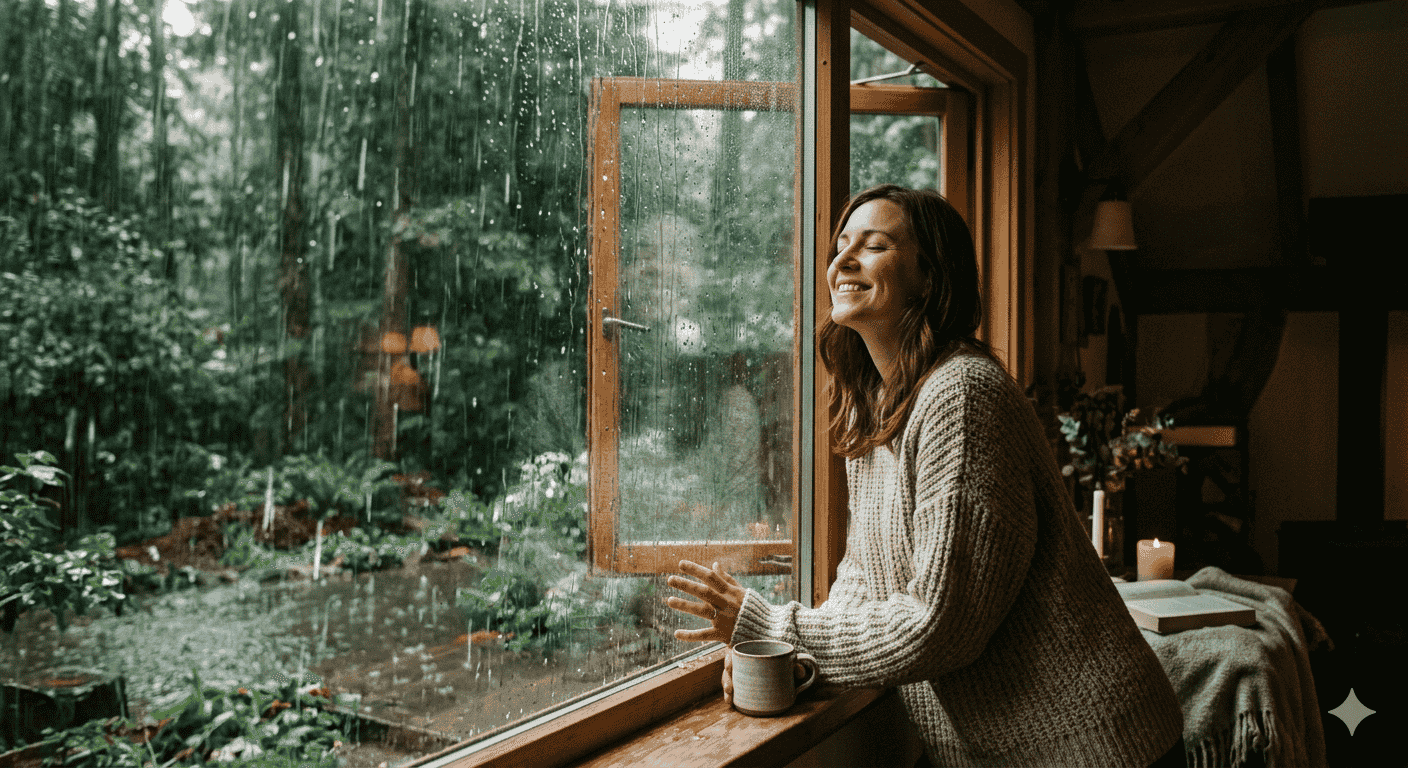 Անձրևի ձայնը և մարդու ներաշխարհը