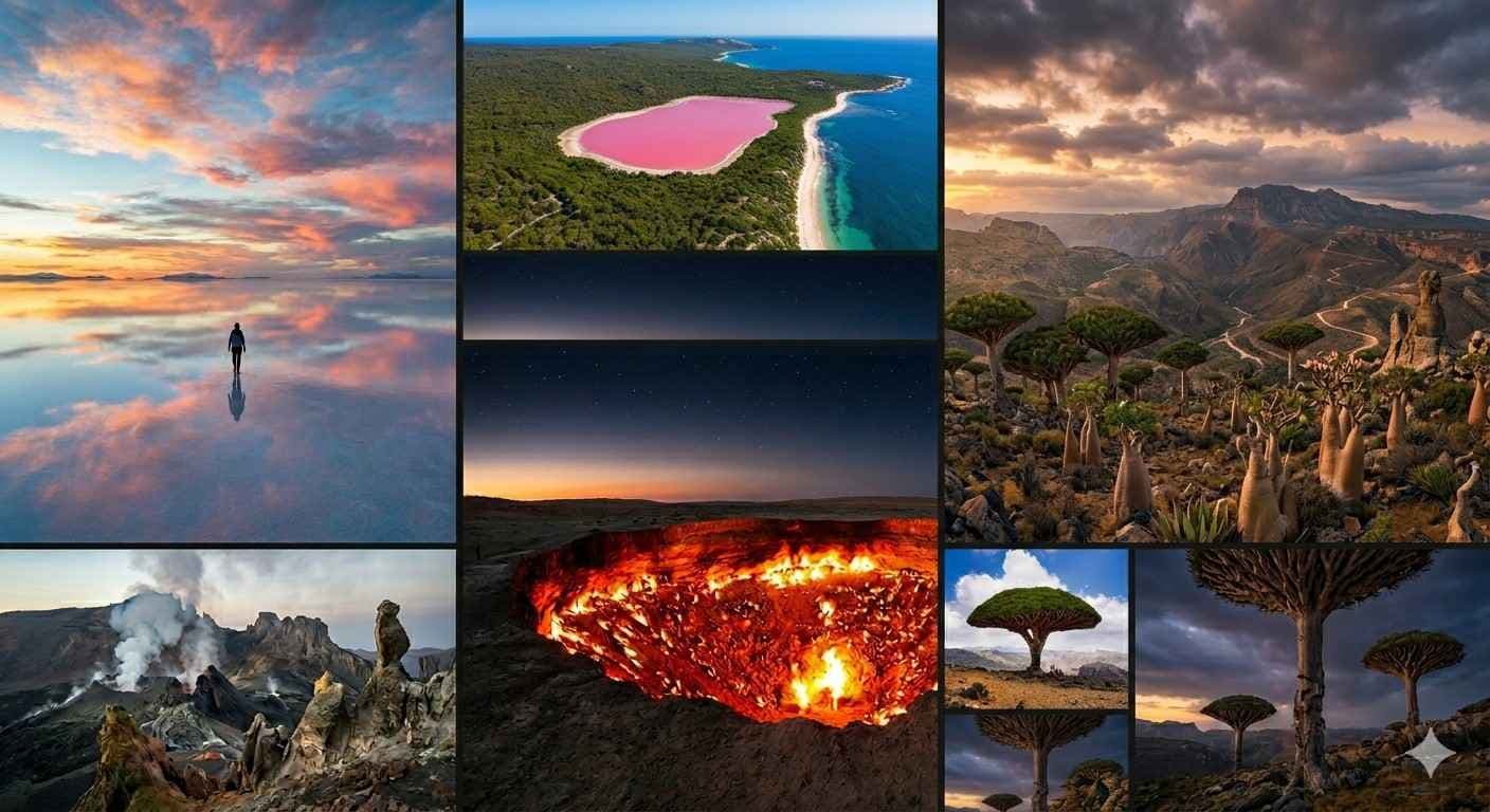 🌌 Աշխարհի ամենատարօրինակ վայրերը, որոնք իրականում գոյություն ունեն