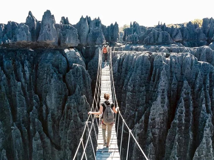 «Քարե անտառ» Մադագասկարի Tsingy de Bemaraja ազգային պարկում