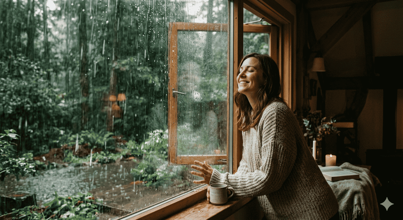 Անձրևի ձայնը և մարդու ներաշխարհը