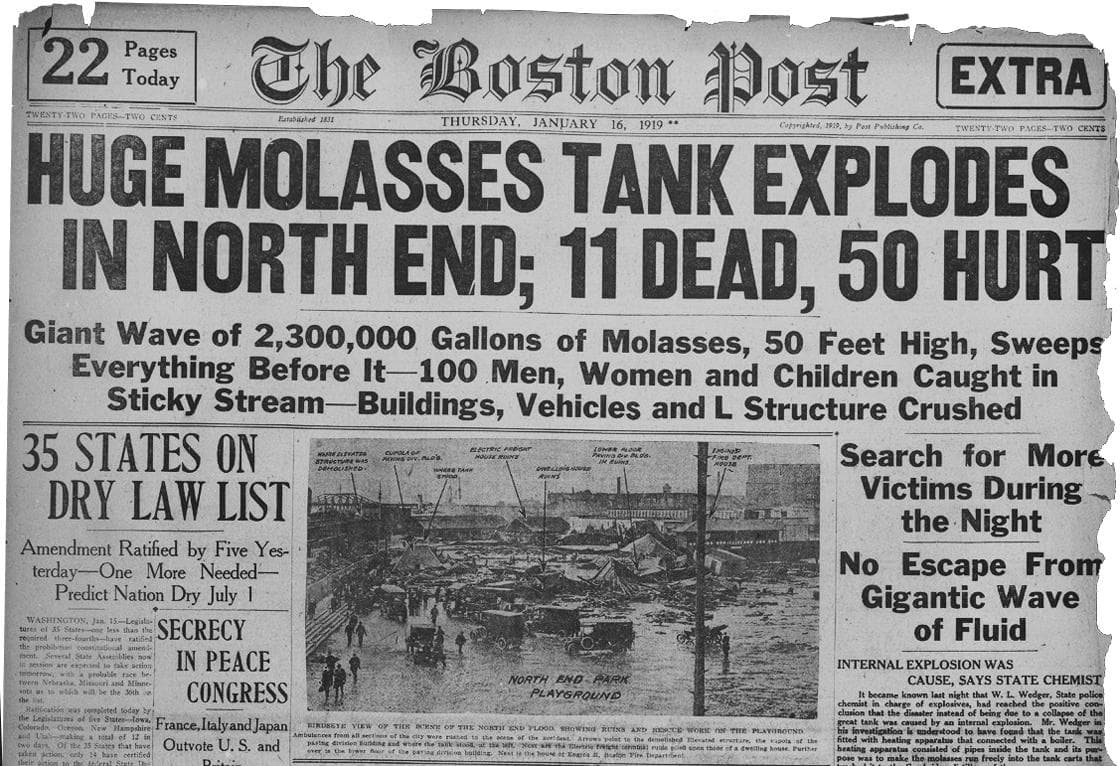 Մեծ մելասսայի հեղեղը (1919)․ երբ Բոստոնը «խեղդվեց» քաղցր աղետի մեջ