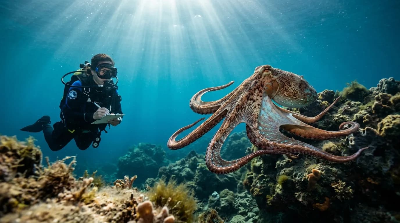 🐙 Ութոտնուկի ուղեղը. ինչու են գիտնականները նրան համարում «այլմոլորակային»